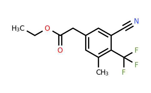 1804877-32-4 | Ethyl 3-cyano-5-methyl-4-(trifluoromethyl)phenylacetate