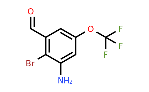 1804877-41-5 | 3-Amino-2-bromo-5-(trifluoromethoxy)benzaldehyde