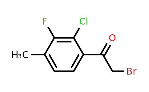 1804877-71-1 | 2'-Chloro-3'-fluoro-4'-methylphenacyl bromide