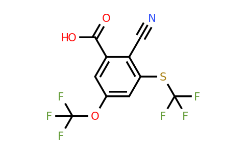 1804877-84-6 | 2-Cyano-5-trifluoromethoxy-3-(trifluoromethylthio)benzoic acid