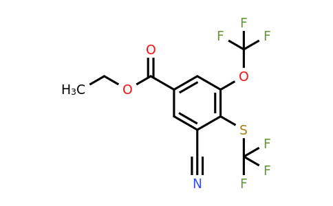 1804877-89-1 | Ethyl 3-cyano-5-trifluoromethoxy-4-(trifluoromethylthio)benzoate