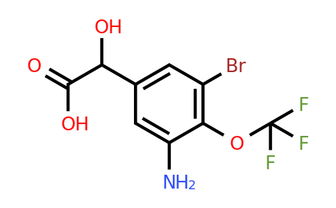 1804877-97-1 | 3-Amino-5-bromo-4-(trifluoromethoxy)mandelic acid