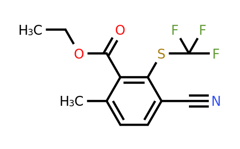 1804878-00-9 | Ethyl 3-cyano-6-methyl-2-(trifluoromethylthio)benzoate