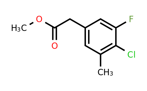 1804878-17-8 | Methyl 4-chloro-3-fluoro-5-methylphenylacetate