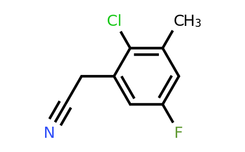 1804878-26-9 | 2-Chloro-5-fluoro-3-methylphenylacetonitrile