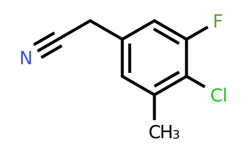 1804878-38-3 | 4-Chloro-3-fluoro-5-methylphenylacetonitrile