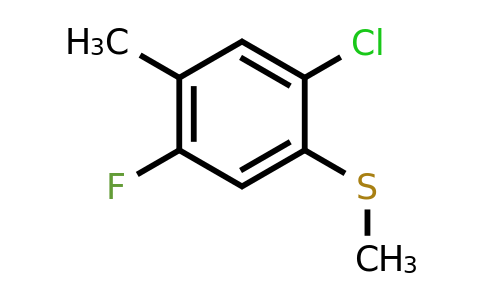 1804878-43-0 | 2-Chloro-5-fluoro-4-methylthioanisole