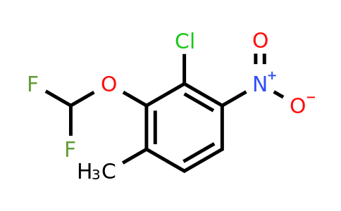1804878-71-4 | 3-Chloro-2-difluoromethoxy-4-nitrotoluene