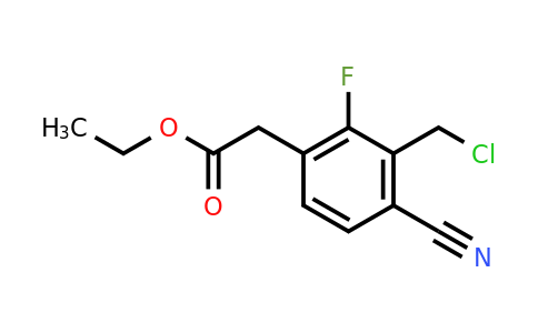 1804878-74-7 | Ethyl 3-chloromethyl-4-cyano-2-fluorophenylacetate