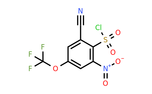 1804878-78-1 | 2-Cyano-6-nitro-4-(trifluoromethoxy)benzenesulfonylchloride