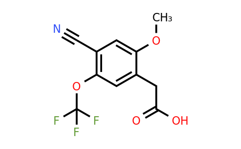 1804879-28-4 | 4-Cyano-2-methoxy-5-(trifluoromethoxy)phenylacetic acid