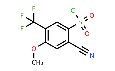 1804879-54-6 | 2-Cyano-4-methoxy-5-(trifluoromethyl)benzenesulfonylchloride