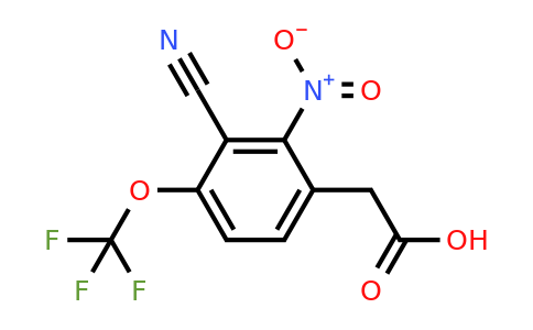 1804879-60-4 | 3-Cyano-2-nitro-4-(trifluoromethoxy)phenylacetic acid