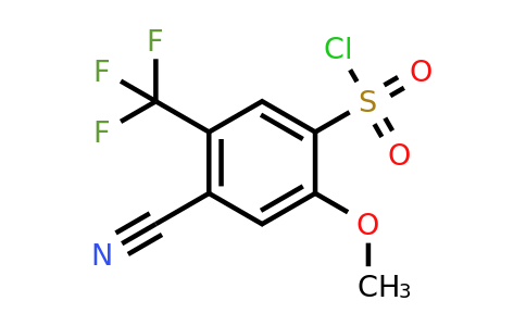 1804879-62-6 | 4-Cyano-2-methoxy-5-(trifluoromethyl)benzenesulfonylchloride