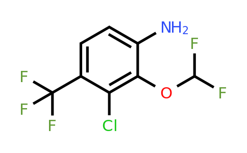 1804879-71-7 | 3-Chloro-2-difluoromethoxy-4-(trifluoromethyl)aniline
