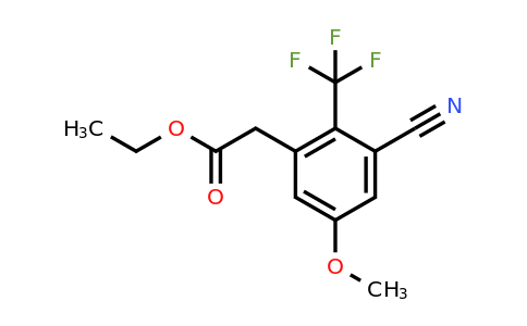 1804879-91-1 | Ethyl 3-cyano-5-methoxy-2-(trifluoromethyl)phenylacetate