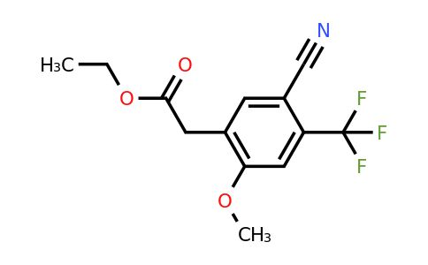 1804879-97-7 | Ethyl 5-cyano-2-methoxy-4-(trifluoromethyl)phenylacetate