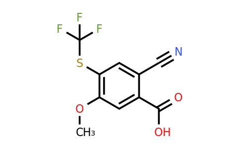 1804880-13-4 | 2-Cyano-5-methoxy-4-(trifluoromethylthio)benzoic acid