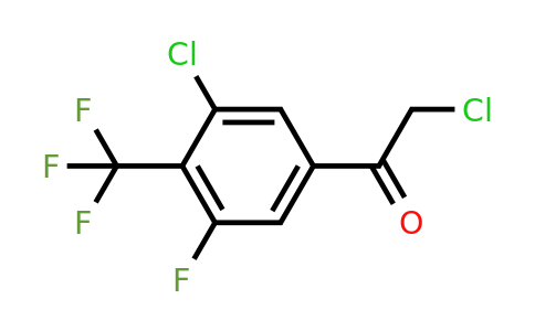 1804880-32-7 | 3'-Chloro-5'-fluoro-4'-(trifluoromethyl)phenacyl chloride