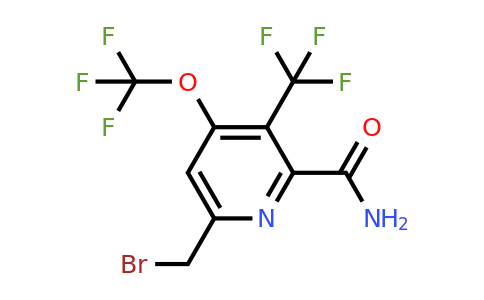 6-(Bromomethyl)-4-(trifluoromethoxy)-3-(trifluoromethyl)pyridine-2-carboxamide