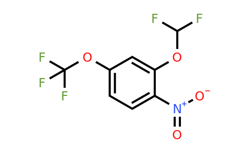 1804880-87-2 | 1-Difluoromethoxy-2-nitro-5-(trifluoromethoxy)benzene