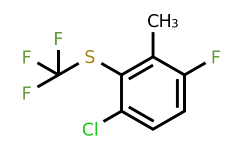 1804881-08-0 | 3-Chloro-6-fluoro-2-(trifluoromethylthio)toluene