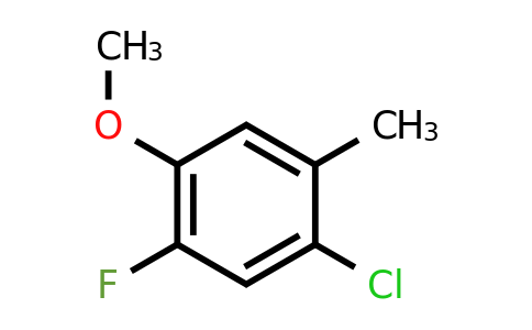 1804881-28-4 | 4-Chloro-2-fluoro-5-methylanisole