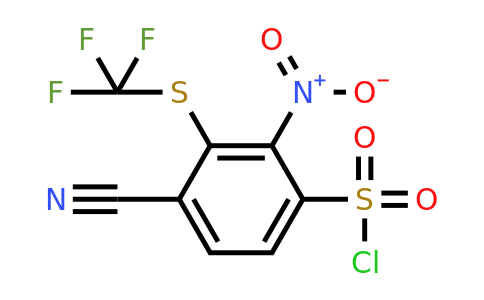 1804881-39-7 | 4-Cyano-2-nitro-3-(trifluoromethylthio)benzenesulfonylchloride