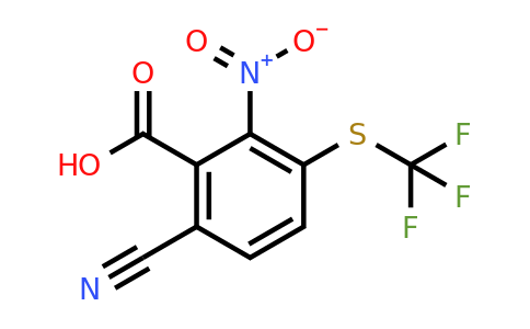1804881-70-6 | 6-Cyano-2-nitro-3-(trifluoromethylthio)benzoic acid