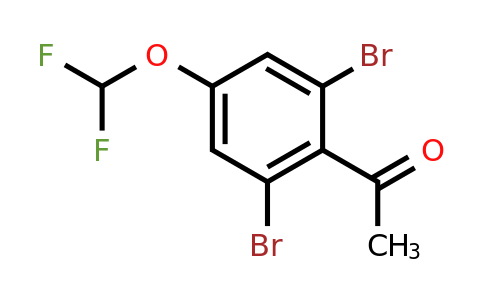 1804881-94-4 | 2',6'-Dibromo-4'-(difluoromethoxy)acetophenone