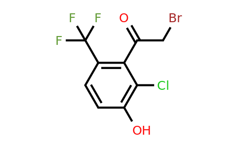 1804881-98-8 | 2'-Chloro-3'-hydroxy-6'-(trifluoromethyl)phenacyl bromide