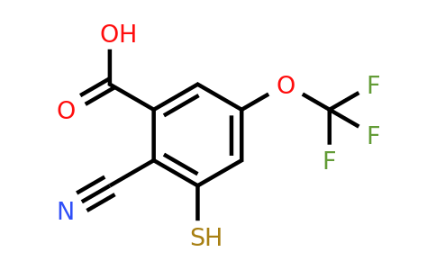 1804882-01-6 | 2-Cyano-3-mercapto-5-(trifluoromethoxy)benzoic acid
