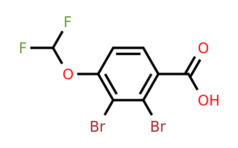 1804882-12-9 | 2,3-Dibromo-4-(difluoromethoxy)benzoic acid