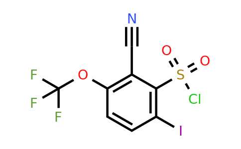 1804882-52-7 | 2-Cyano-6-iodo-3-(trifluoromethoxy)benzenesulfonylchloride