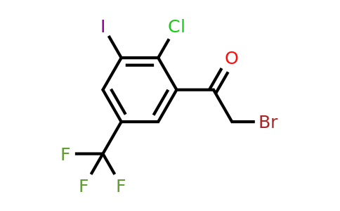 1804882-76-5 | 2'-Chloro-3'-iodo-5'-(trifluoromethyl)phenacyl bromide