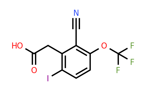 1804883-00-8 | 2-Cyano-6-iodo-3-(trifluoromethoxy)phenylacetic acid