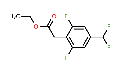 1804883-20-2 | Ethyl 2,6-difluoro-4-(difluoromethyl)phenylacetate
