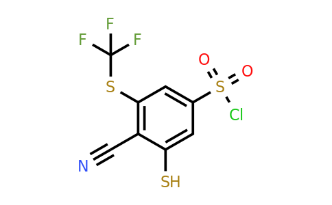 1804883-42-8 | 4-Cyano-3-mercapto-5-(trifluoromethylthio)benzenesulfonylchloride