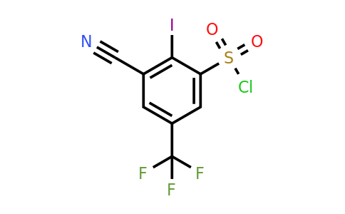 1804883-46-2 | 3-Cyano-2-iodo-5-(trifluoromethyl)benzenesulfonylchloride