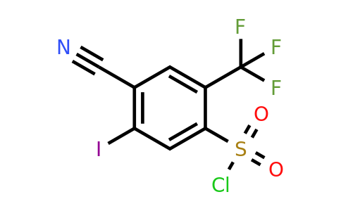 1804883-53-1 | 4-Cyano-5-iodo-2-(trifluoromethyl)benzenesulfonylchloride