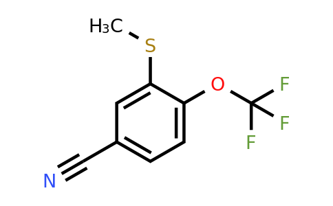 1804883-56-4 | 5-Cyano-2-(trifluoromethoxy)thioanisole