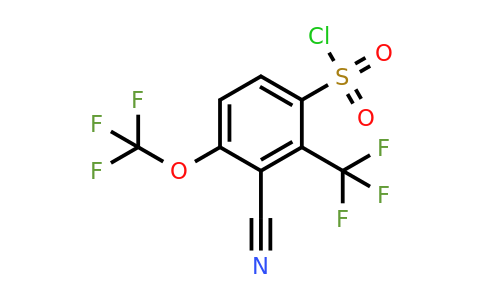 1804883-72-4 | 3-Cyano-4-trifluoromethoxy-2-(trifluoromethyl)benzenesulfonylchloride