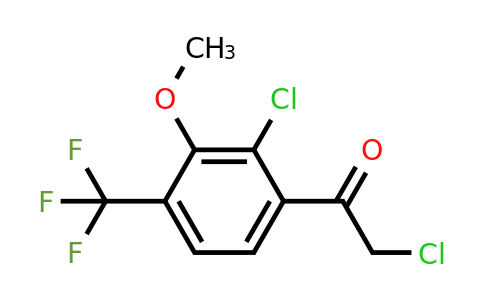 1804883-74-6 | 2'-Chloro-3'-methoxy-4'-(trifluoromethyl)phenacyl chloride