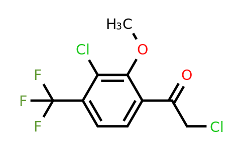 1804883-82-6 | 3'-Chloro-2'-methoxy-4'-(trifluoromethyl)phenacyl chloride