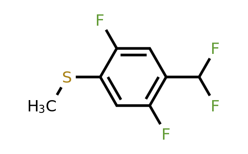 1804883-90-6 | 2,5-Difluoro-4-(difluoromethyl)thioanisole