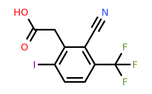 1804884-06-7 | 2-Cyano-6-iodo-3-(trifluoromethyl)phenylacetic acid