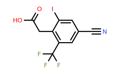 1804884-10-3 | 4-Cyano-2-iodo-6-(trifluoromethyl)phenylacetic acid