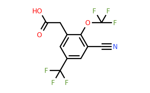 1804884-19-2 | 3-Cyano-2-trifluoromethoxy-5-(trifluoromethyl)phenylacetic acid