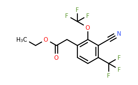 1804884-32-9 | Ethyl 3-cyano-2-trifluoromethoxy-4-(trifluoromethyl)phenylacetate