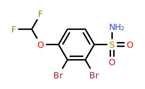 1804884-34-1 | 2,3-Dibromo-4-(difluoromethoxy)benzenesulfonamide